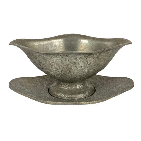 Guardian Service Aluminum Gravy Boat With Drip Tray 1950s Vintage - Picture 1 of 9